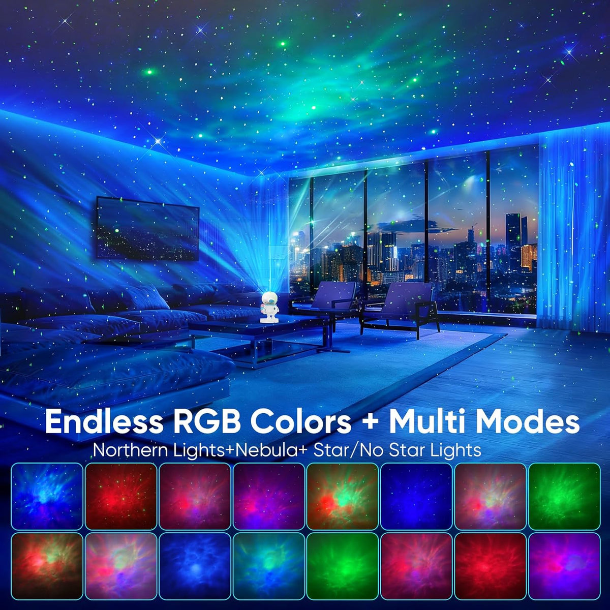 Star Projector Galaxy Night Light Projector,Astronaut Space Projector Starry Nebula Ceiling LED Lamp Light Projector Show for Party Bedroom Gaming Room Decor Aesthetic,Girls Boys Christmas Gift (Pink)